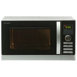 Sharp R843SLM 25 Litre Combination Microwave Oven in Silver